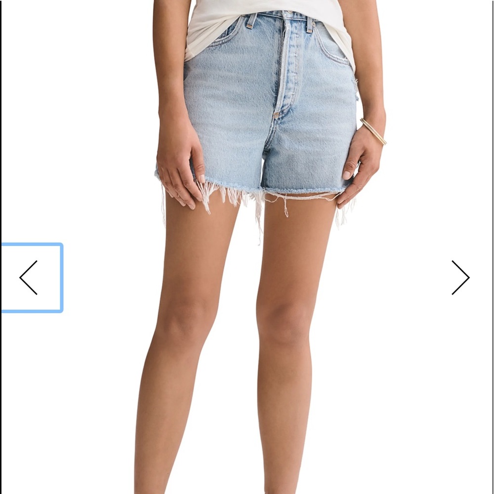 Agolde Dee Super High Rise Shorts in Chimes